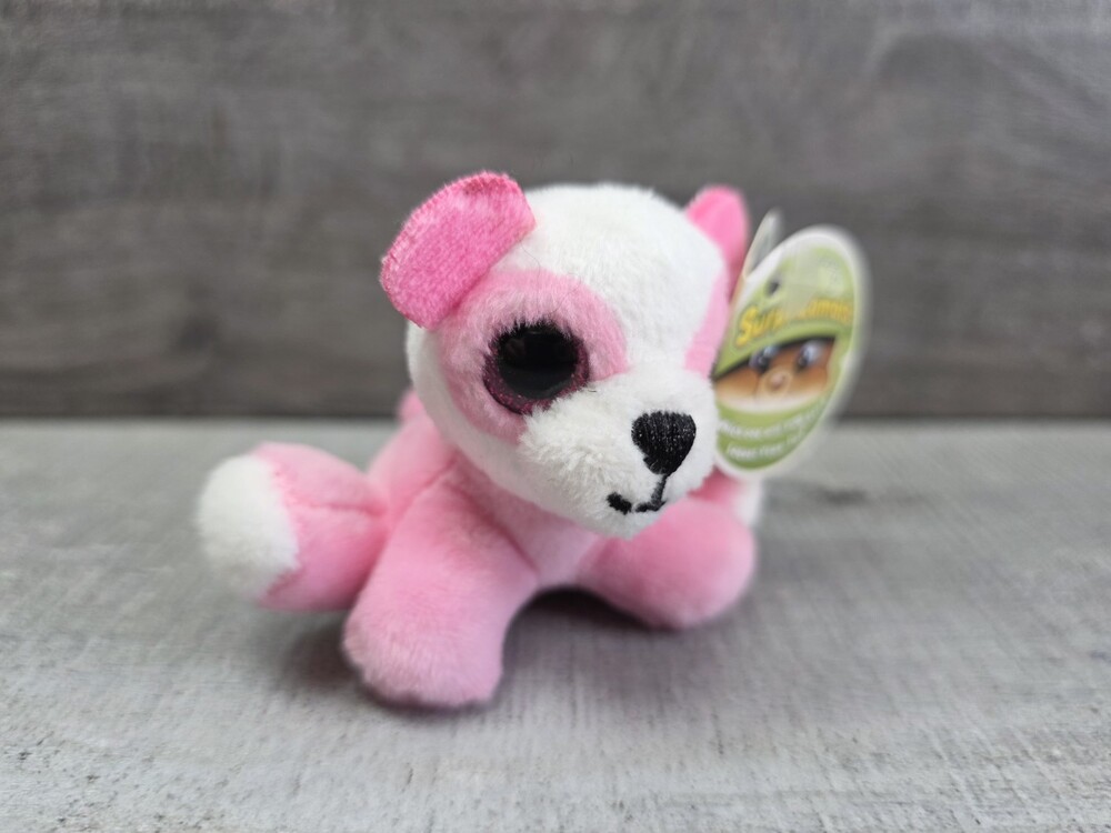 2” NWT Surprizamals Pink Shayla Teddy Bear Plush Stuffed Toy Birthday g6.1